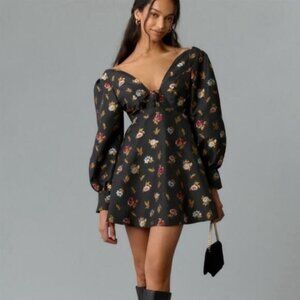 Maeve Sculpted V-Neck A-Line Mini Dress Size 4 New with Tags